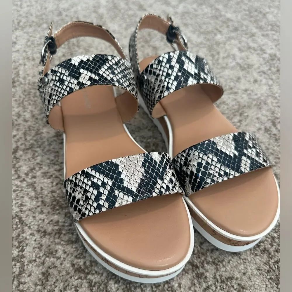 Marc Fisher Sport Wedges -Gordy Sandals 8.5